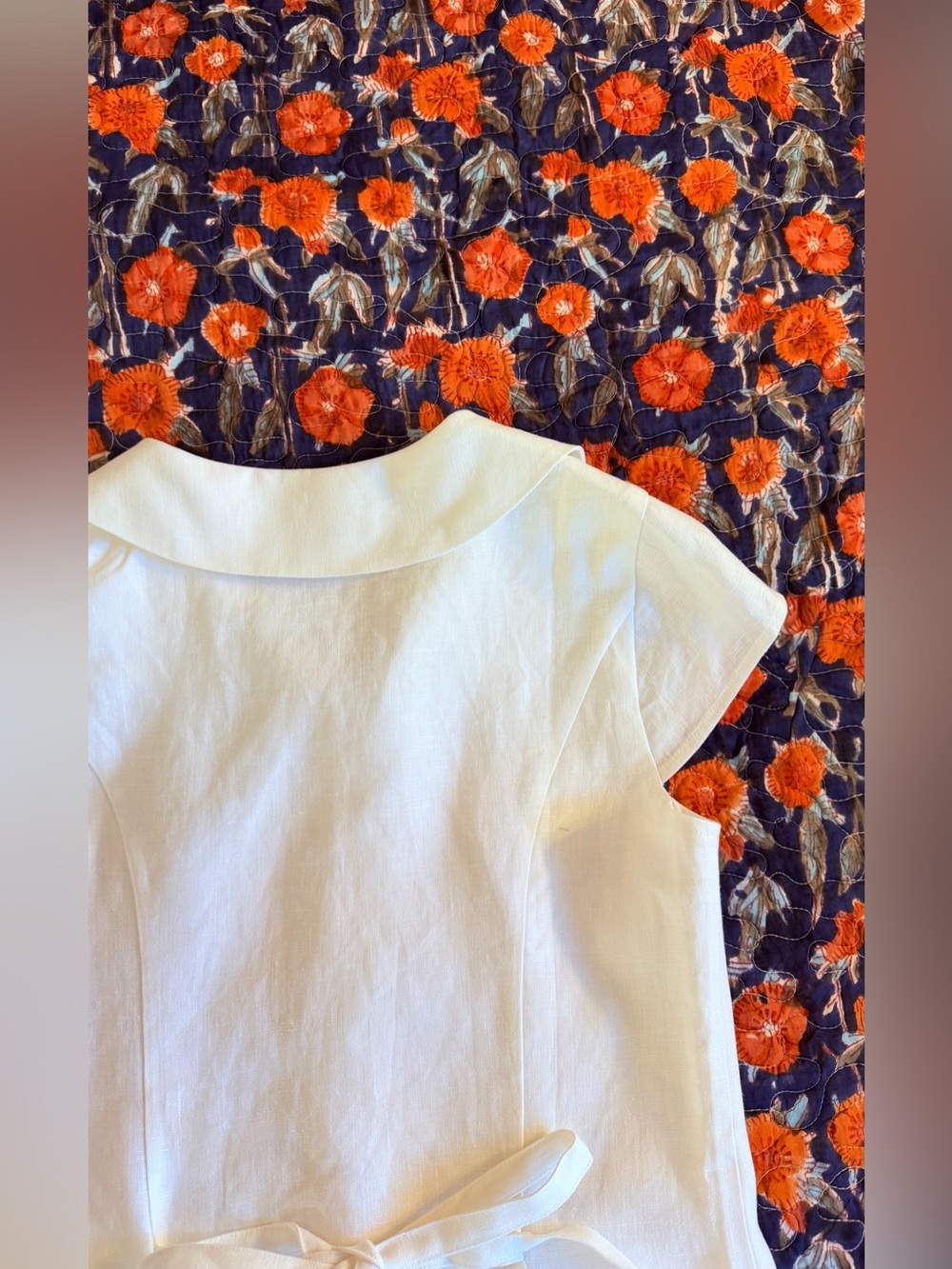 Reformation Molly Linen Shirt In White, BRAND NEW WITHOUT TAGS, NEVER WORN. - Picture 14 of 14